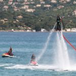 flyboard à sainte maxime près de stropez mais aussi rando en jet ski sur les côtes varoises